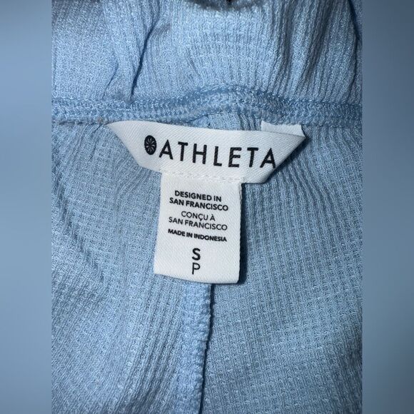 Athleta Wind Down Sleep BUNDLE Blue Size XS Tank & Small shorts SET* - Picture 5 of 10